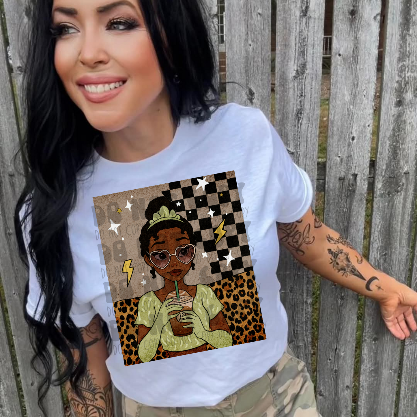 Green Princess - DTF TRANSFER (Coffee princess bundle SAVED)