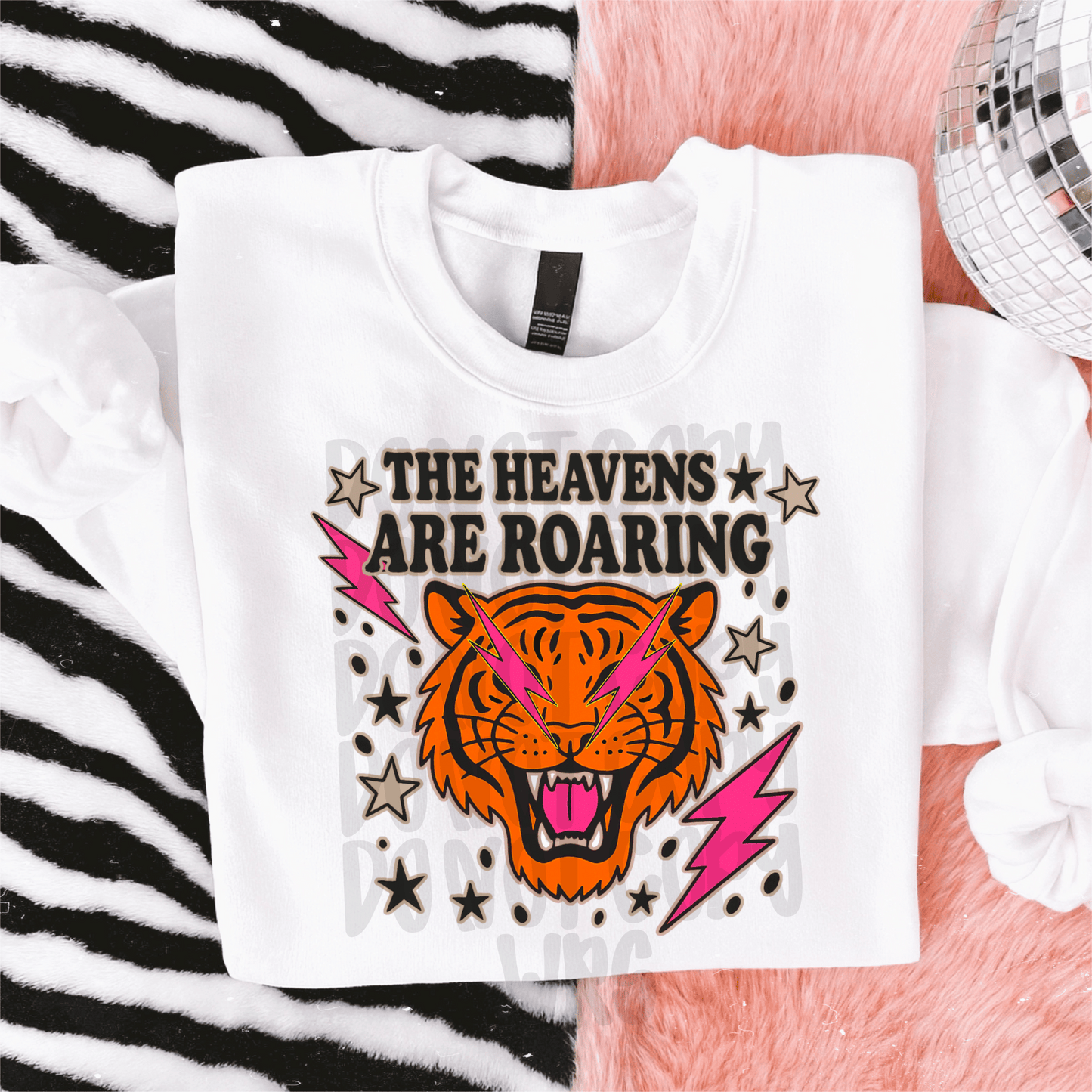 The heavens are roaring lion - DTF TRANSFER (BBDC)