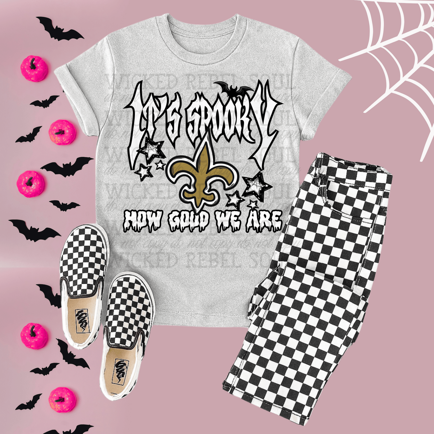 Saints ; Its spooky how good we are - DTF TRANSFER (T4KD)