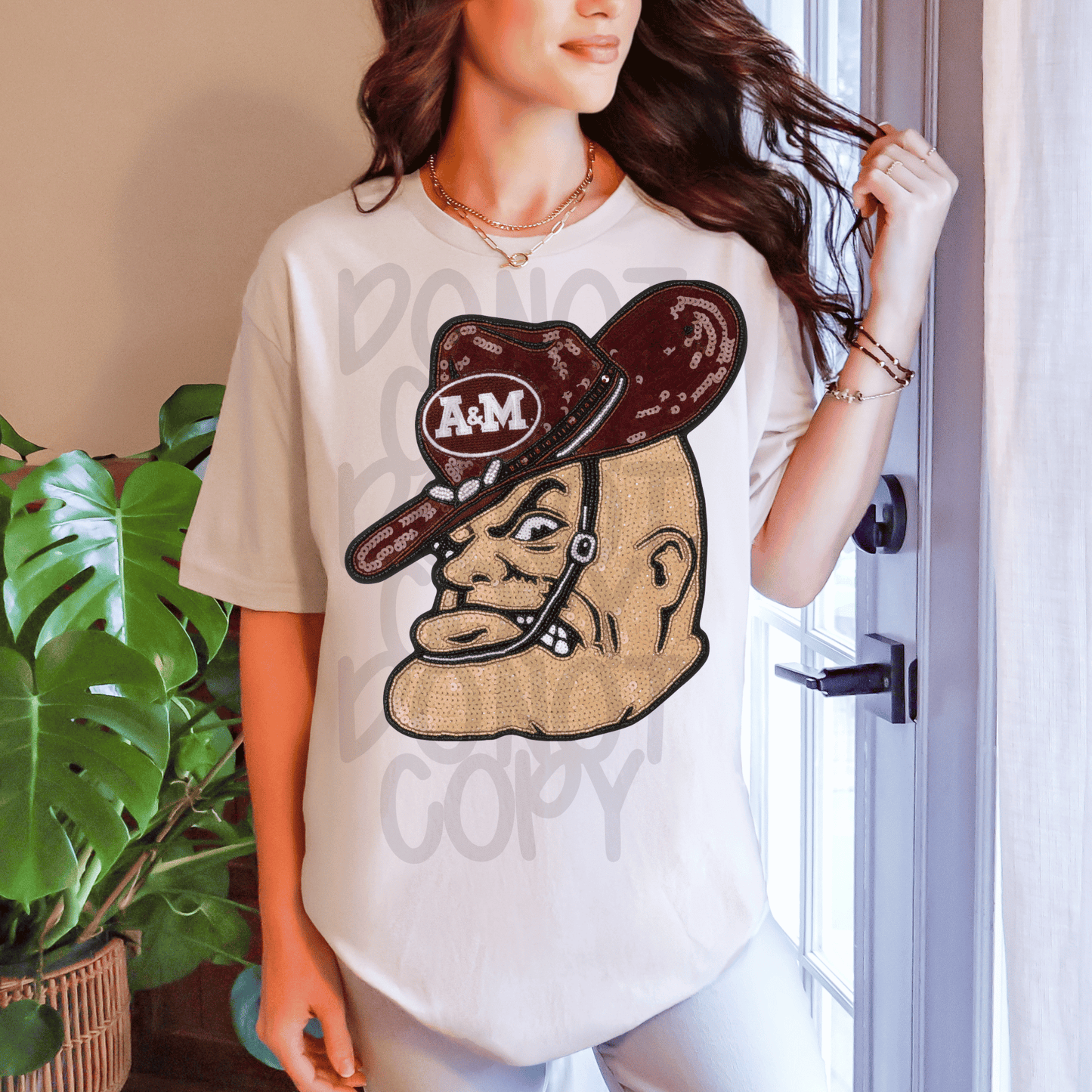 AM : extra faux sequin - DTF TRANSFER (SYM)