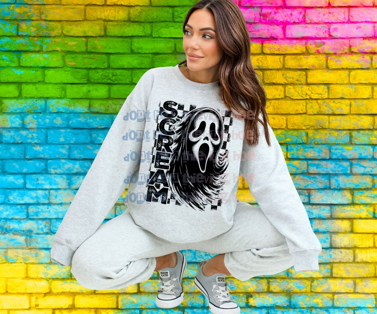 Scream ; Horror - DTF TRANSFER (WCD)