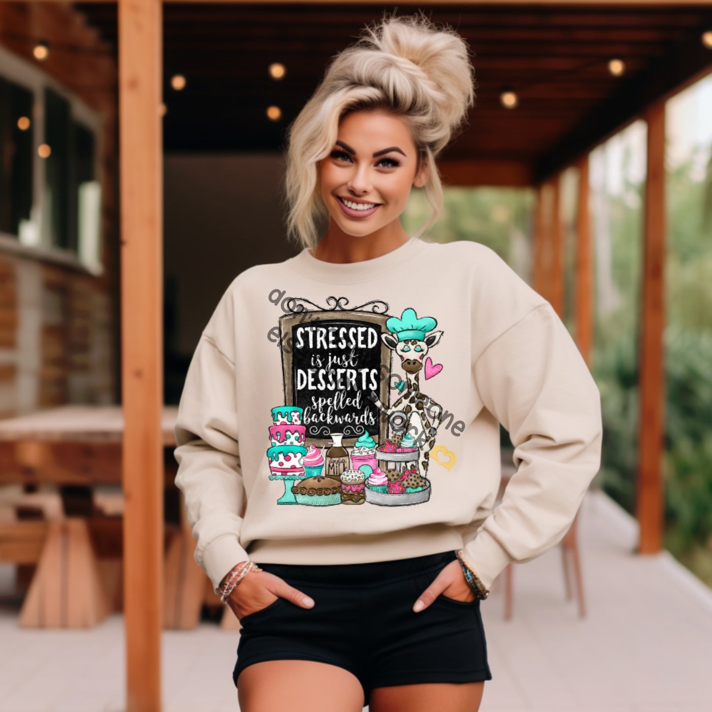 Stressed desserts - DTF TRANSFER (CLD)
