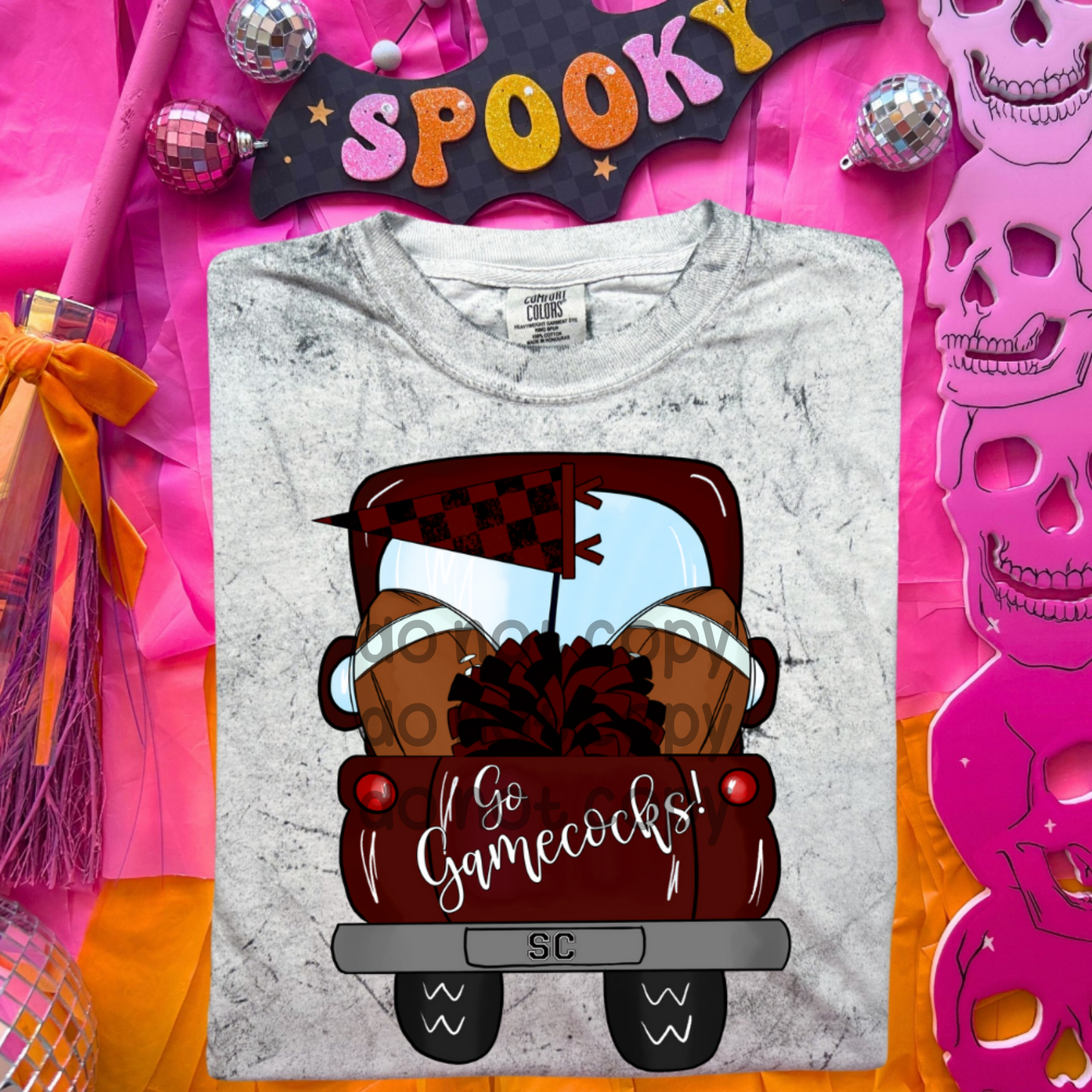 Gamecocks vintage truck - DTF TRANSFER (SDDD)