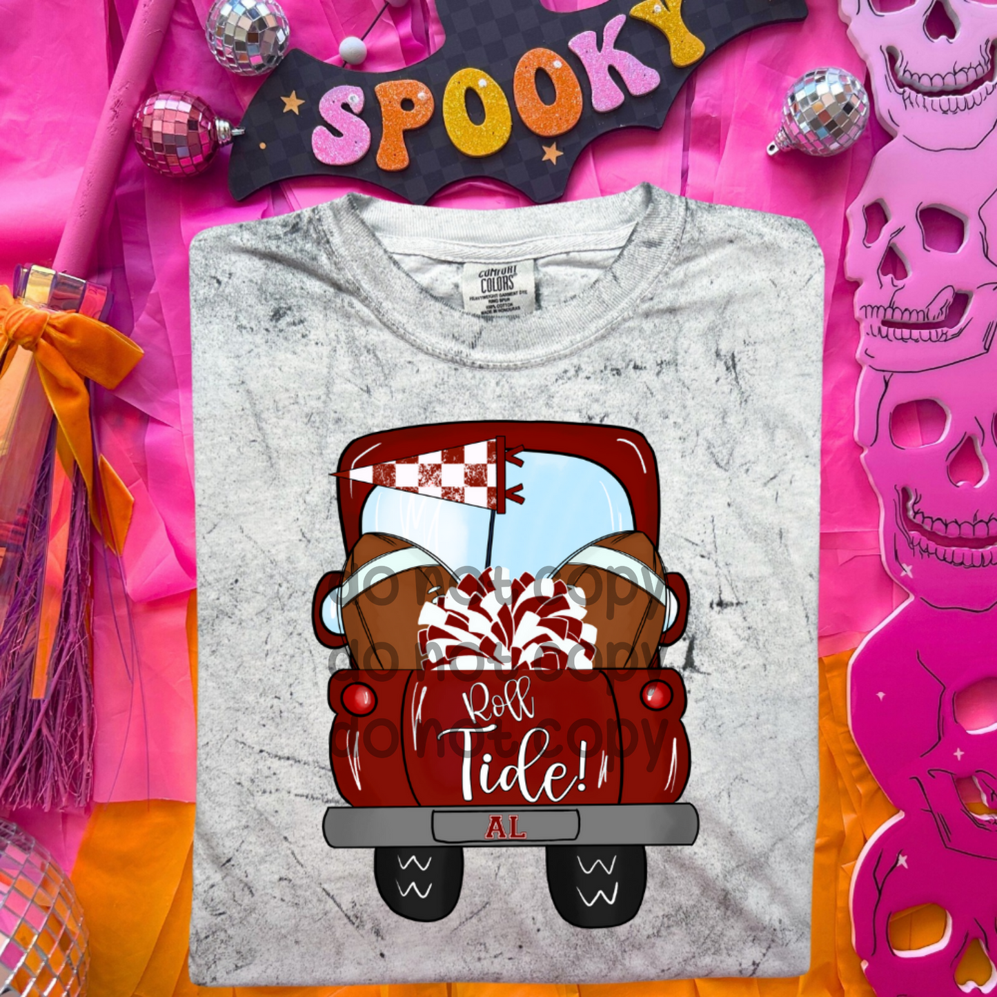 Rolltide vintage truck - DTF TRANSFER (SDDD)