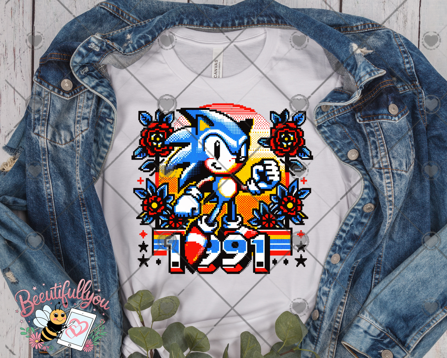 Hedgehog - DTF TRANSFER (Back in the day Collab)