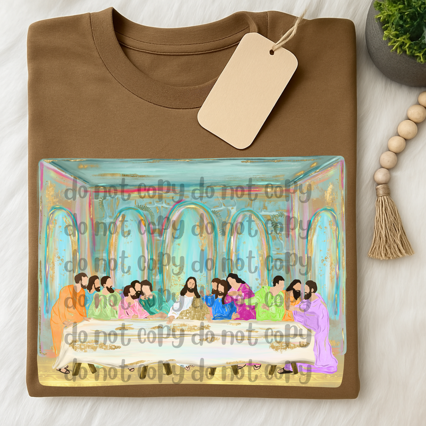 The Last Supper hand drawn - DTF TRANSFER (TCC)