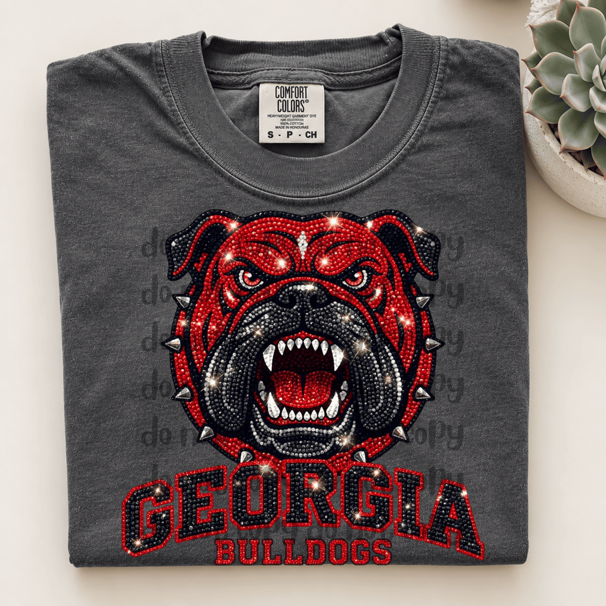 Bulldogs rhinestones - DTF TRANSFER (TPC)