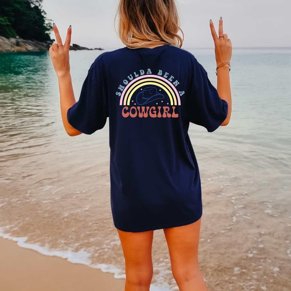 Shoulda Been a Cowgirl - DTF TRANSFER ONLY