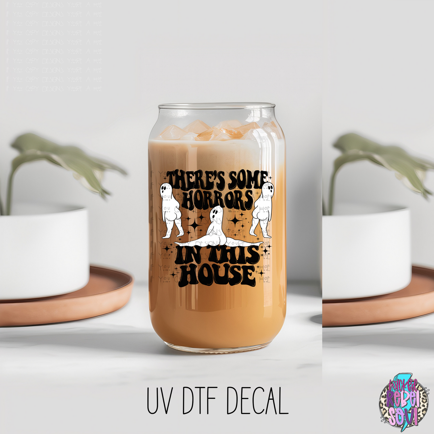 There's Some Horrors in this house --- UV DTF 4 INCH DECAL