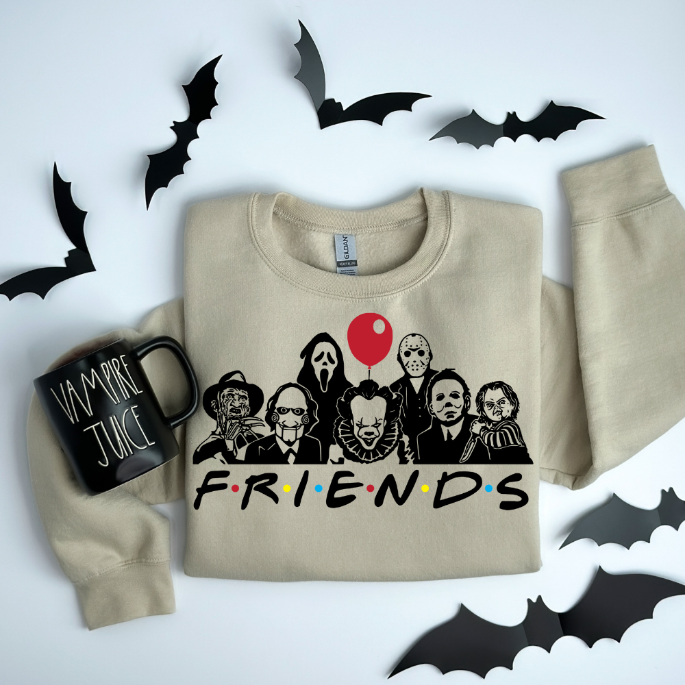 FRIENDS og version horror movies - DTF TRANSFER ONLY