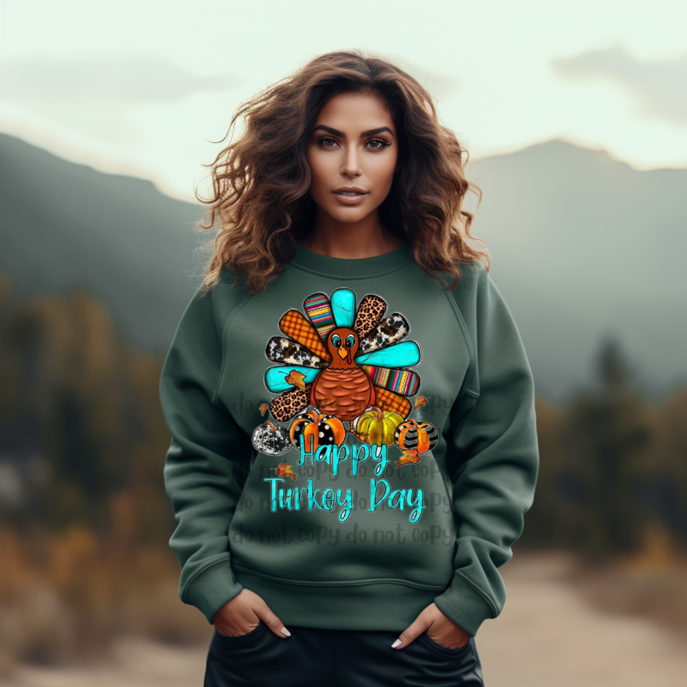 Happy Turkey Day - DTF TRANSFER ONLY