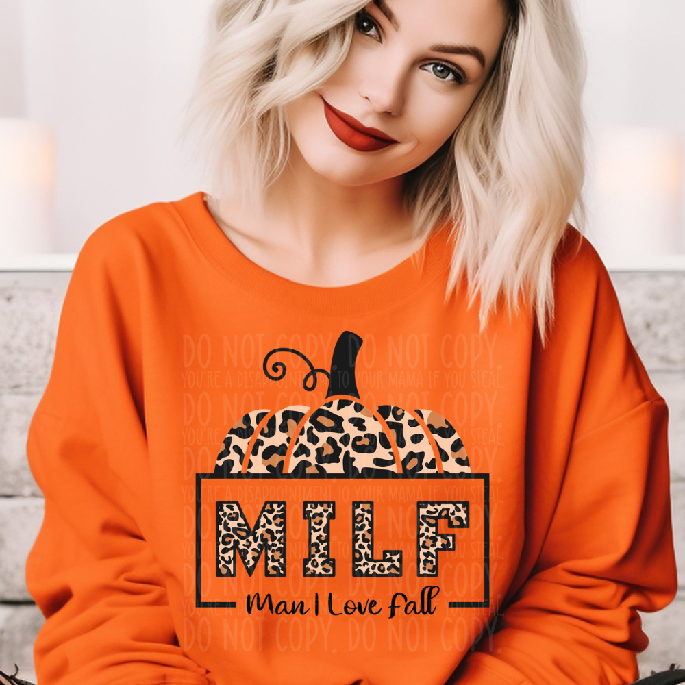 MILF Man I love Fall - DTF TRANSFER