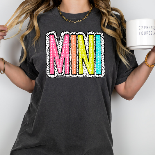 Mini dalmatian dots colorful - DTF TRANSFER