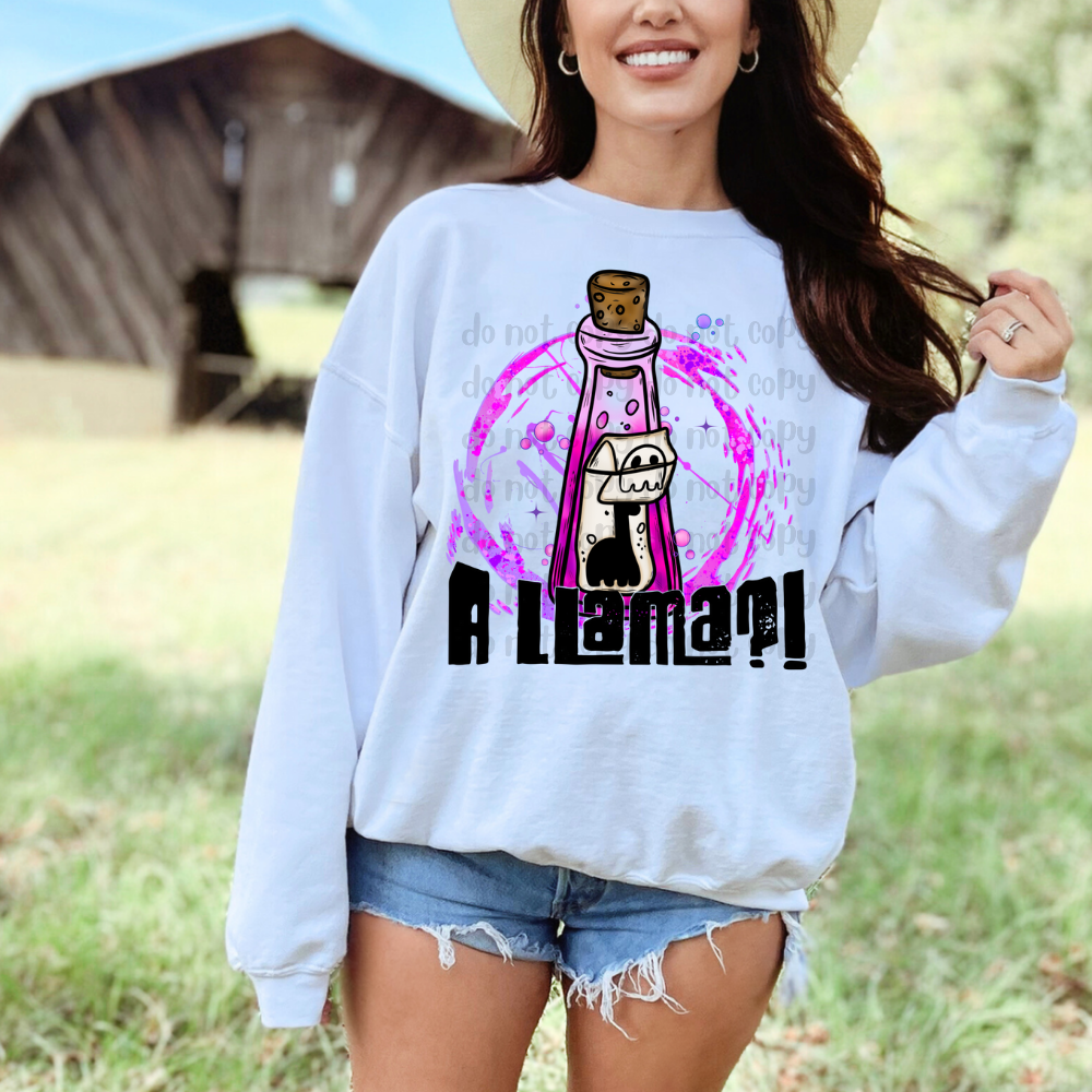 A llama - DTF TRANSFER (MMDD, Perfectly Wicked Bundle)