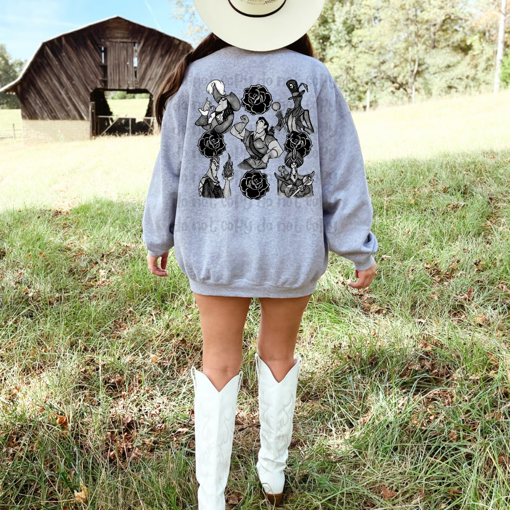 Black villain collage - DTF TRANSFER (MMDD, Perfectly Wicked Bundle)