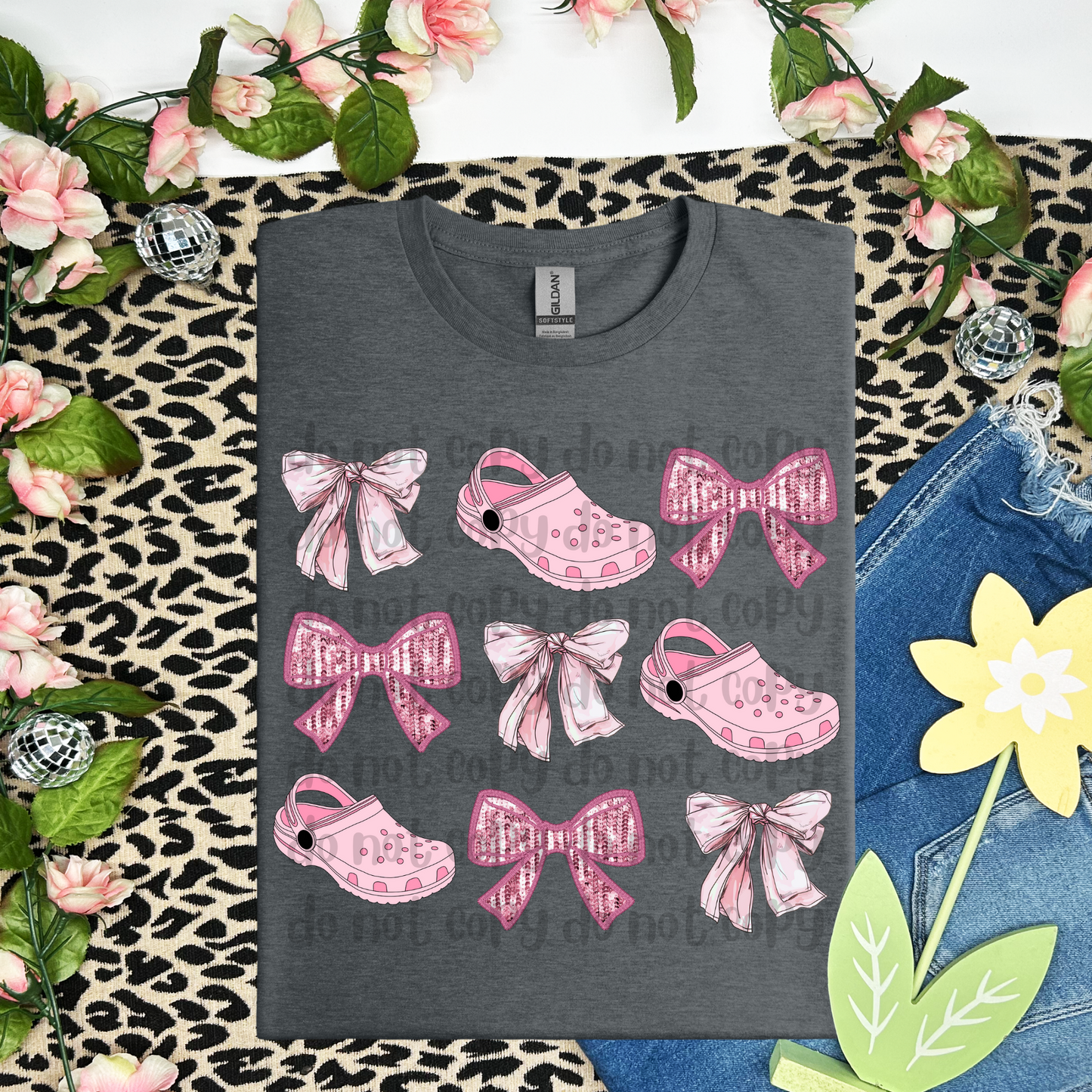 Shoes Pink coquette - DTF TRANSFER (WFD F25)