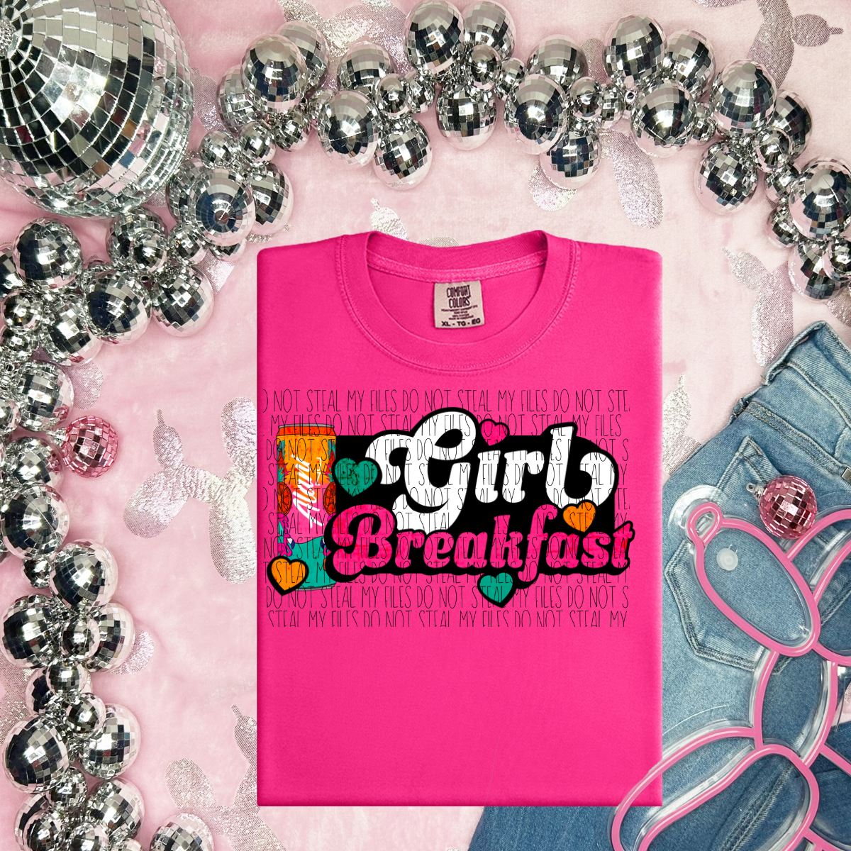 A energy Girl Breakfast-DTF TRANSFER (RAD)