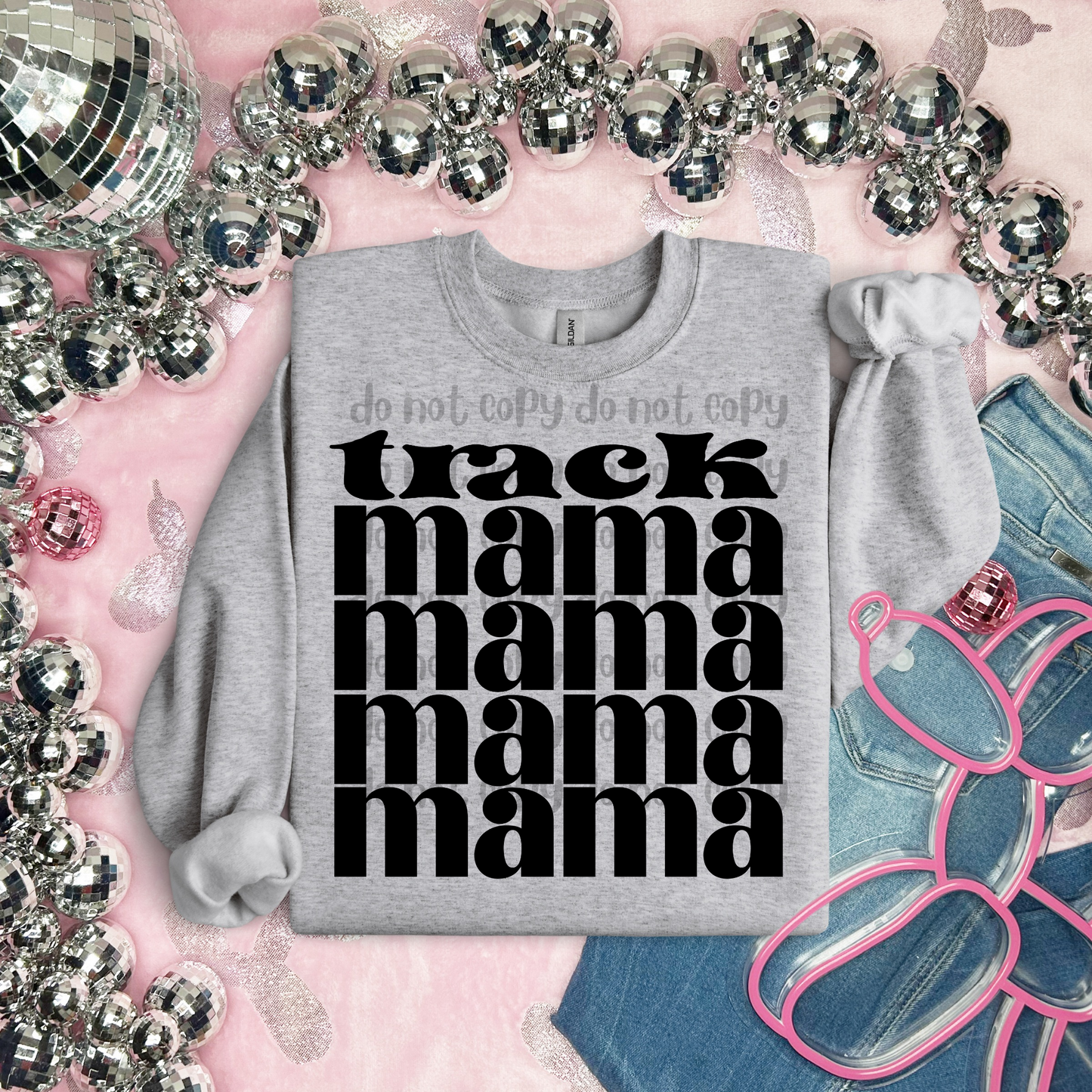 Track Mama black - DTF TRANSFER