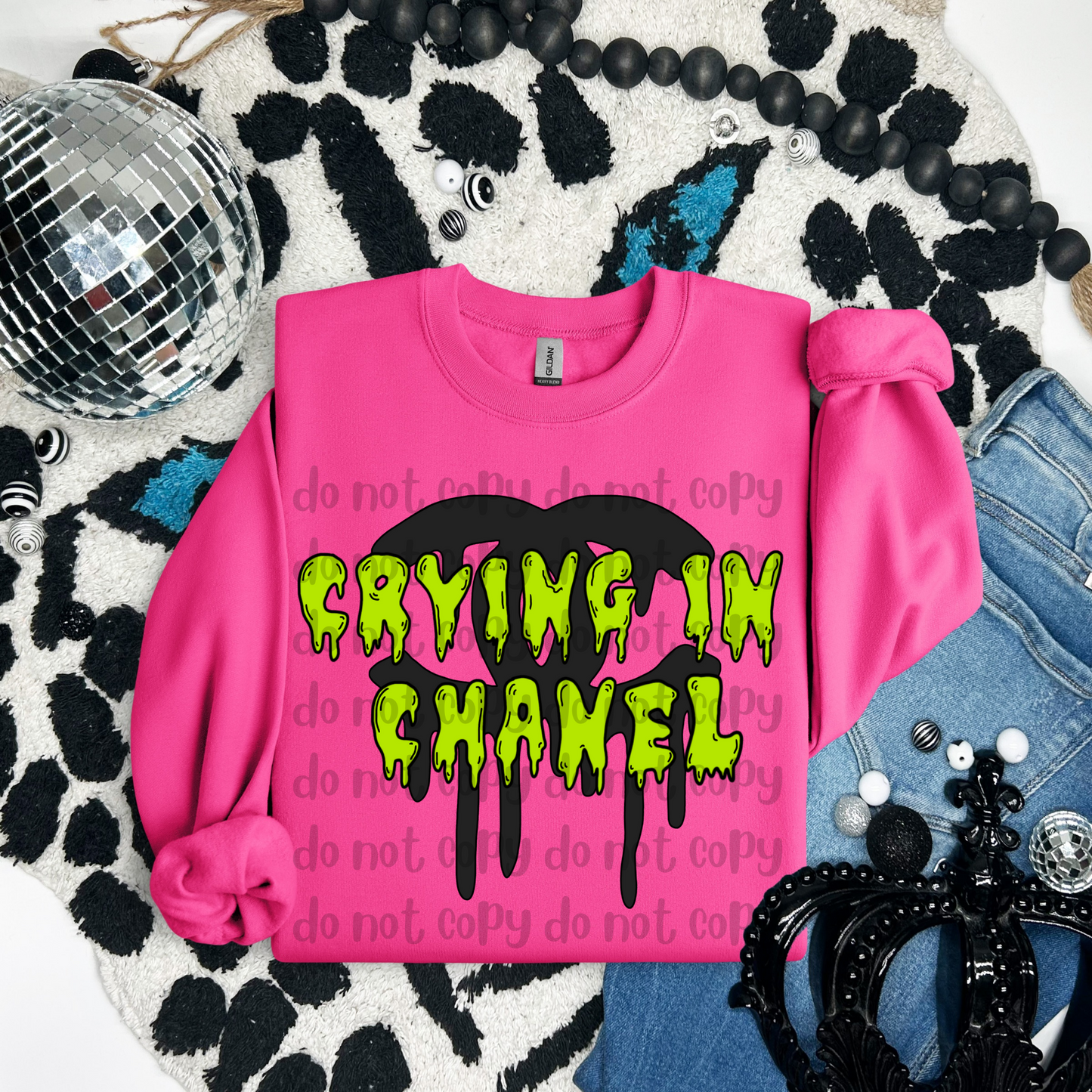 Crying in cc - DTF TRANSFER (BBDC)