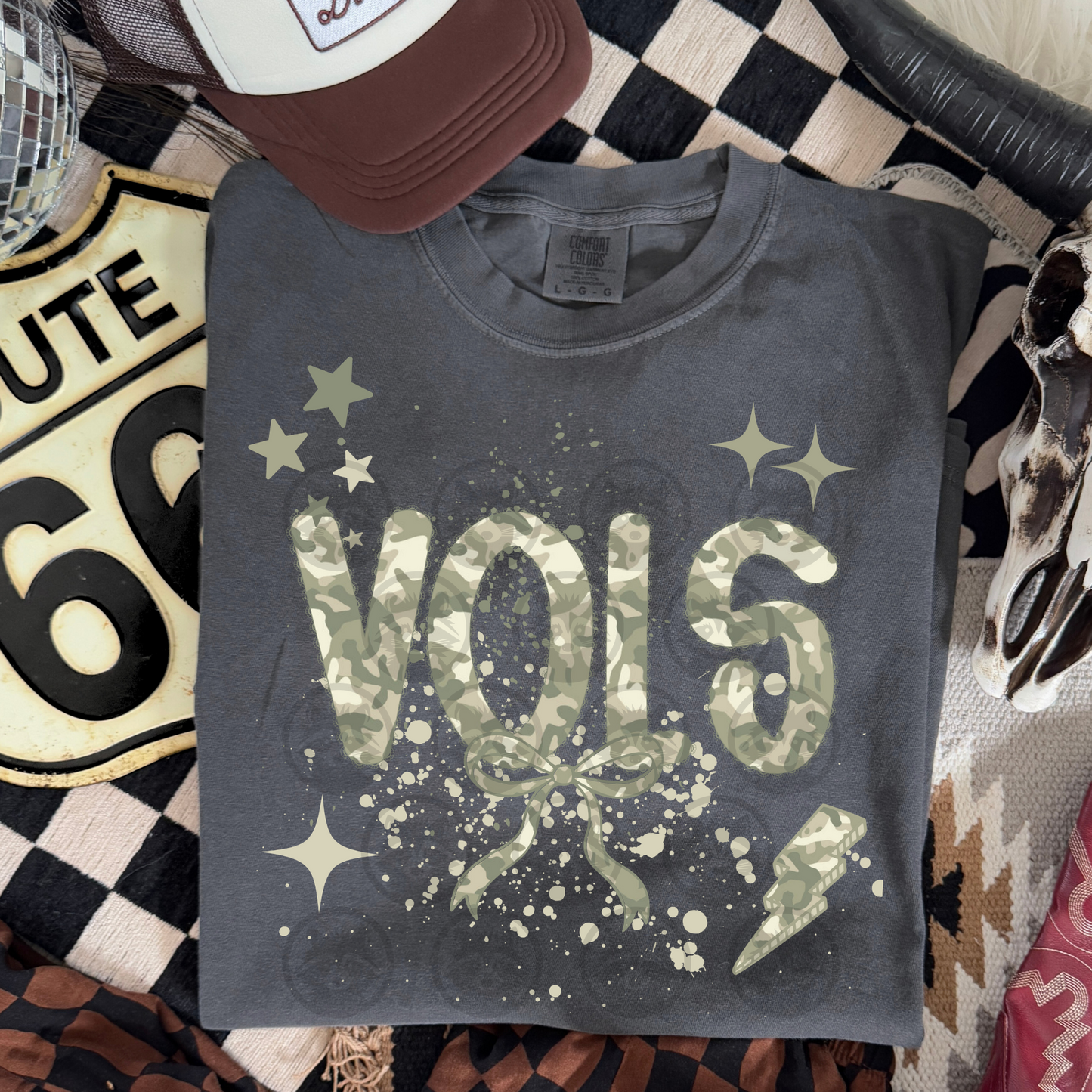 Vols girly camo - DTF TRANSFER (WFD)