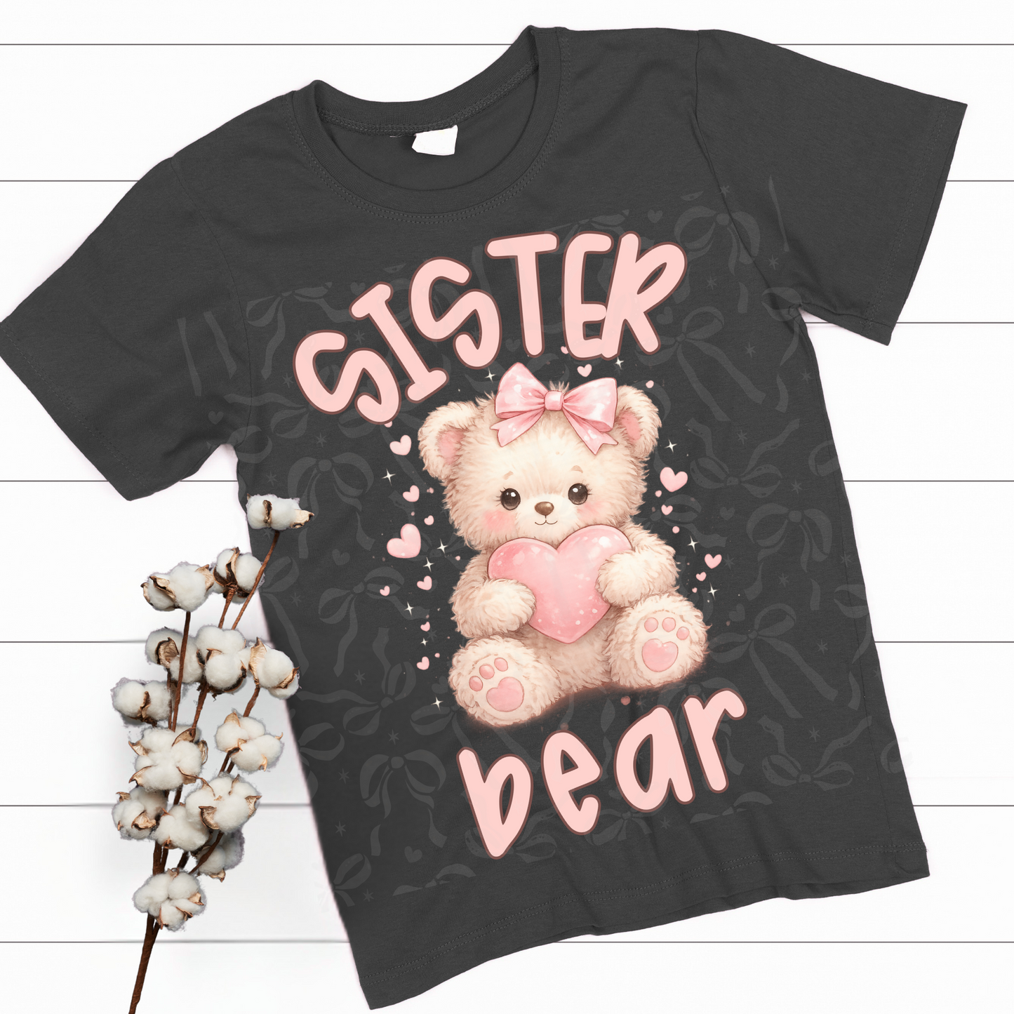 Sister bear (DTF TRANSFER) PVC