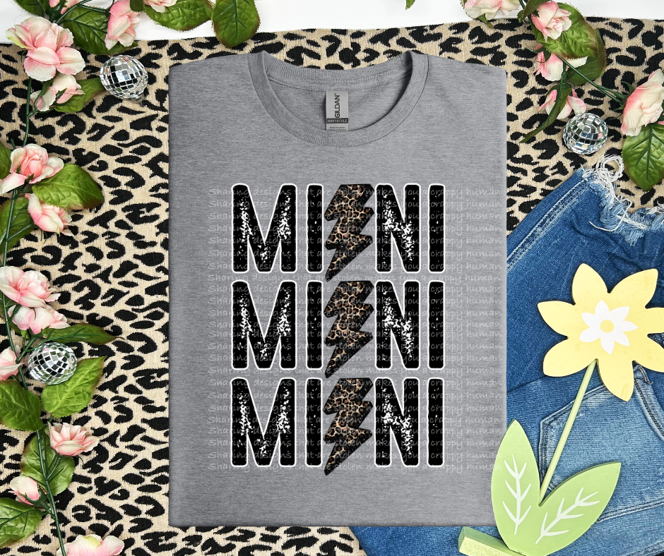 Mini leopard bolt-DTF TRANSFER (LDC/F23)