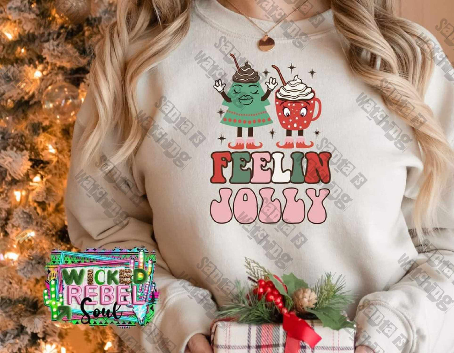 Feelin Jolly - DTF TRANSFER ONLY (WRS)