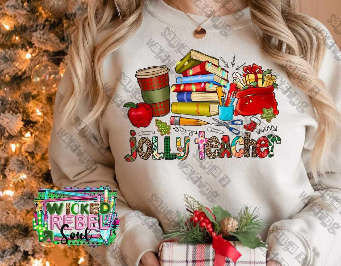 Jolly Teacher - DTF TRANSFER ONLY (WRS)