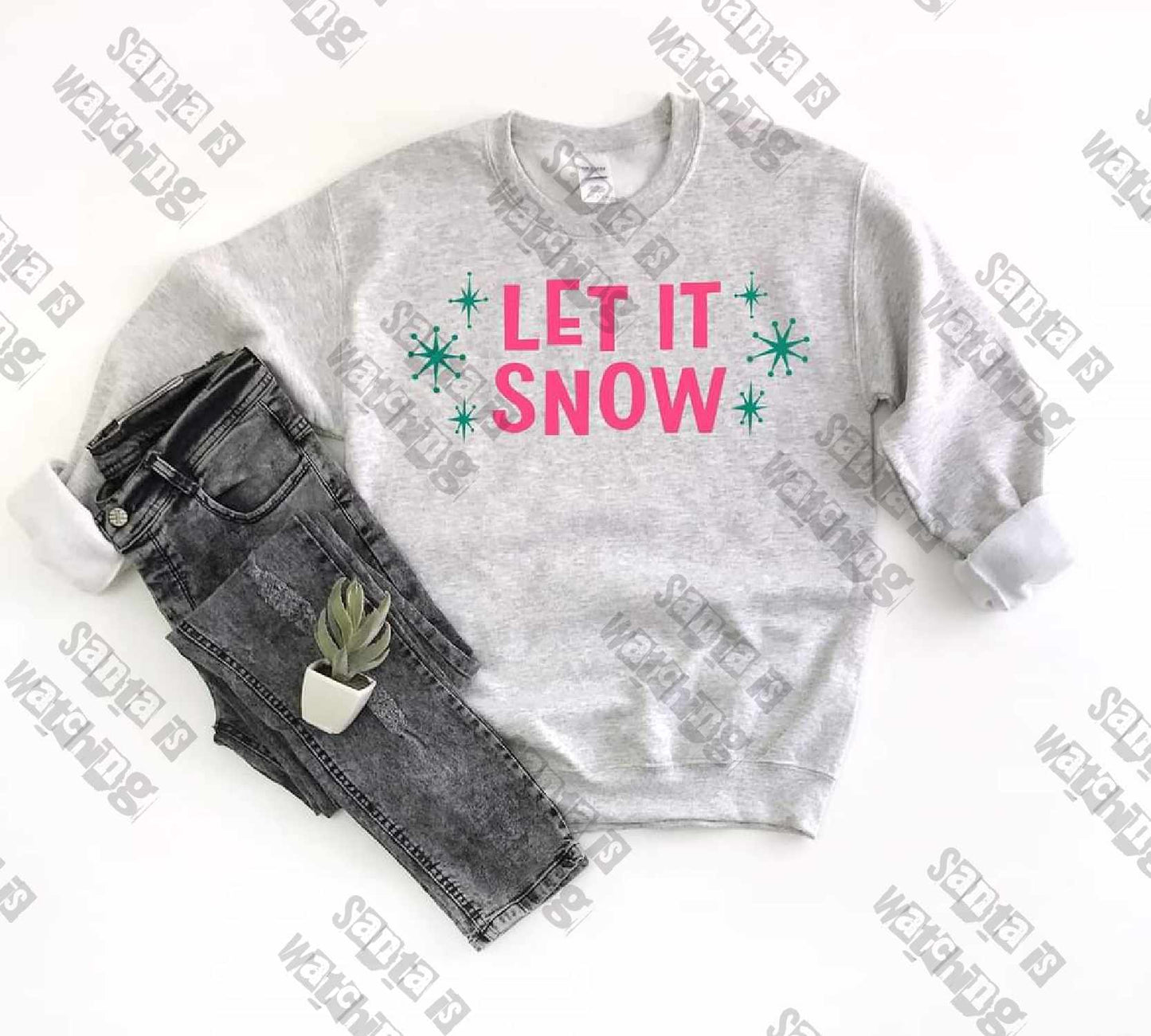 Let It Snow - DTF TRANSFER ONLY (WRS)