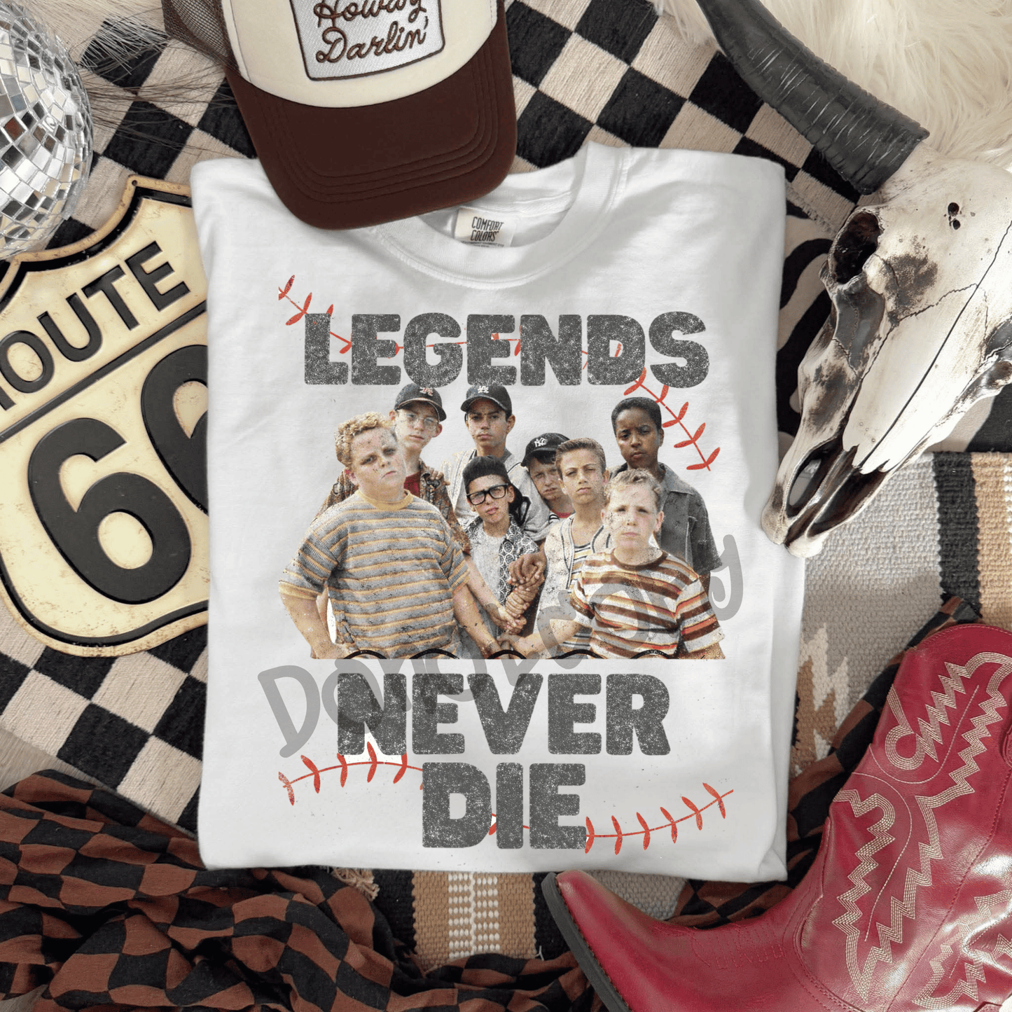 Legends never die - DTF TRANSFER (PVC)
