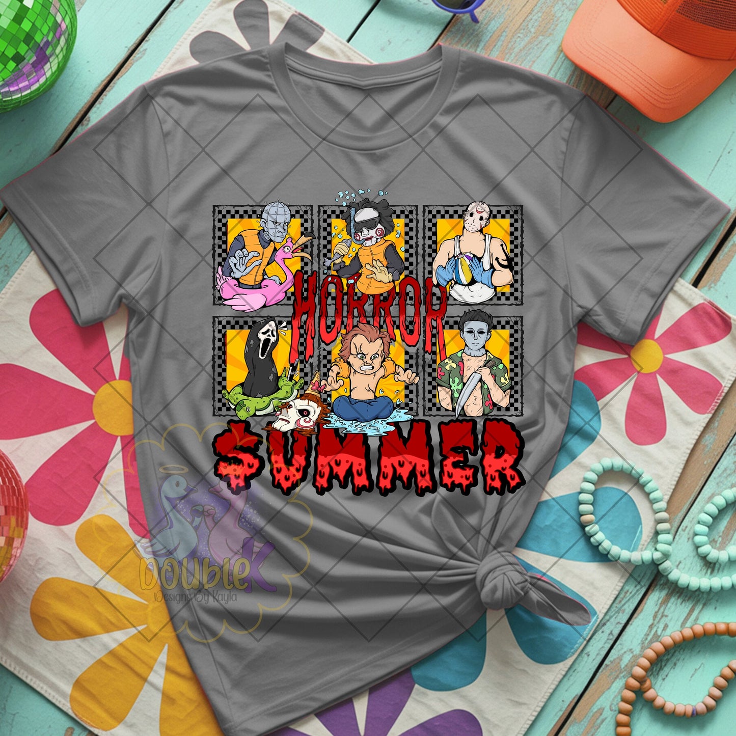 Horror (guys) summer-DTF TRANSFER (Spooky Summer Collab)