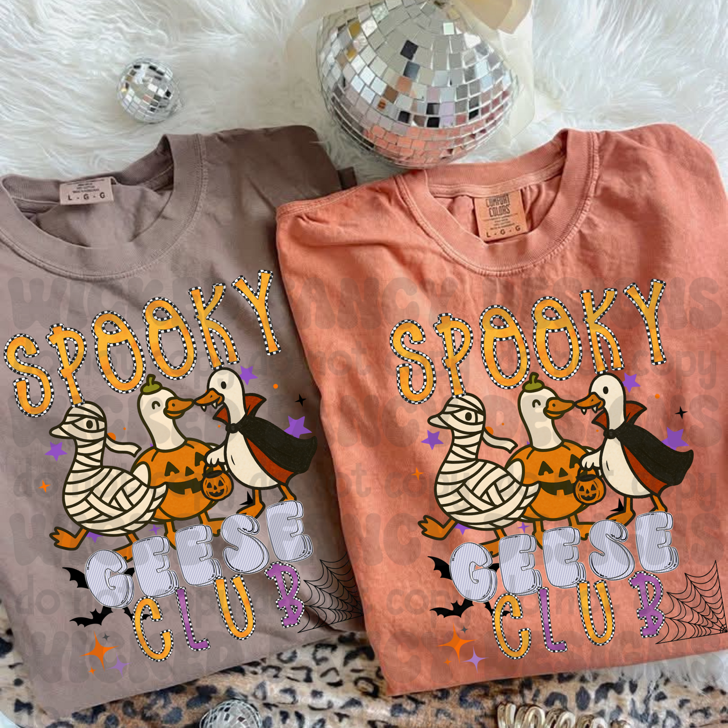 Spooky geese club - DTF TRANSFER (bday bash collab SCG X WFD)