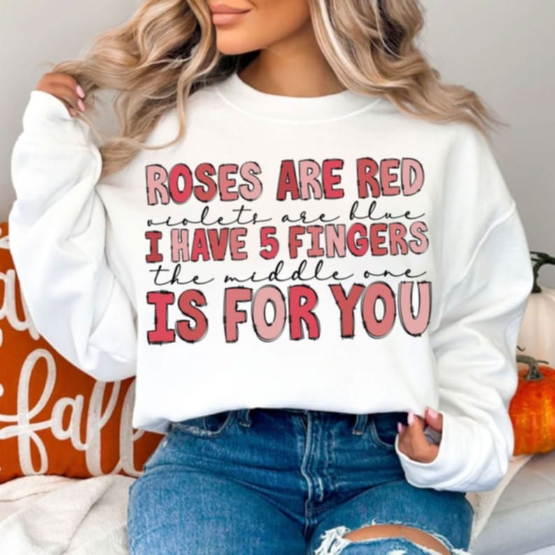 Roses are red- DTF TRANSFER (ULF)