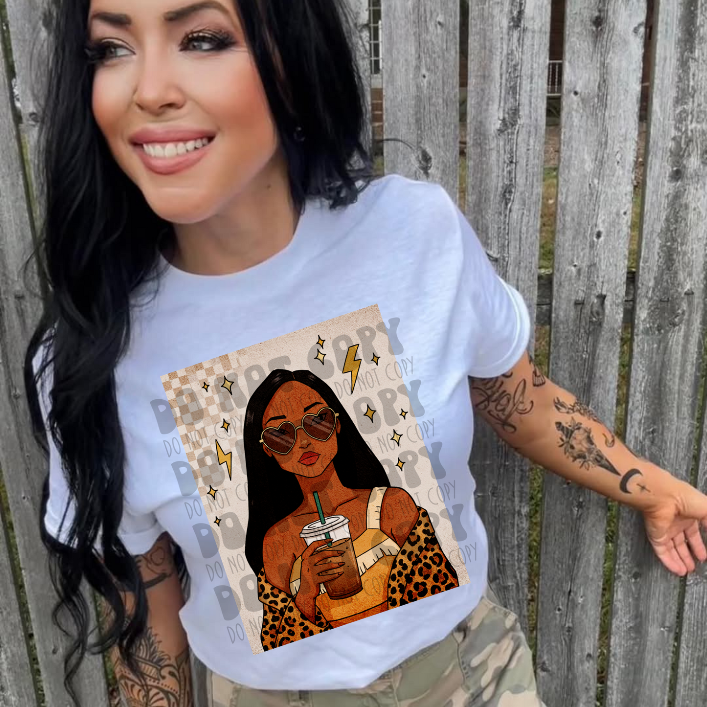 Native American Princess - DTF TRANSFER (Coffee princess bundle SAVED)