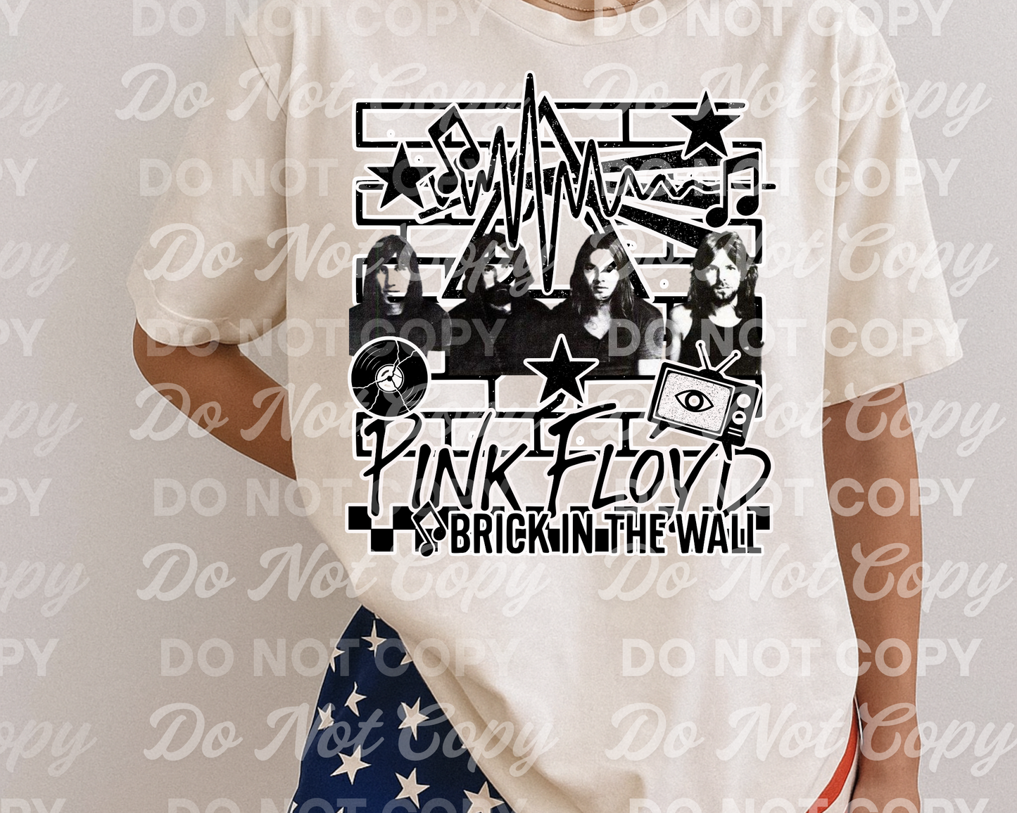 Pink Floy - DTF TRANSFER (Bands singers Collab FDC/BYDD)