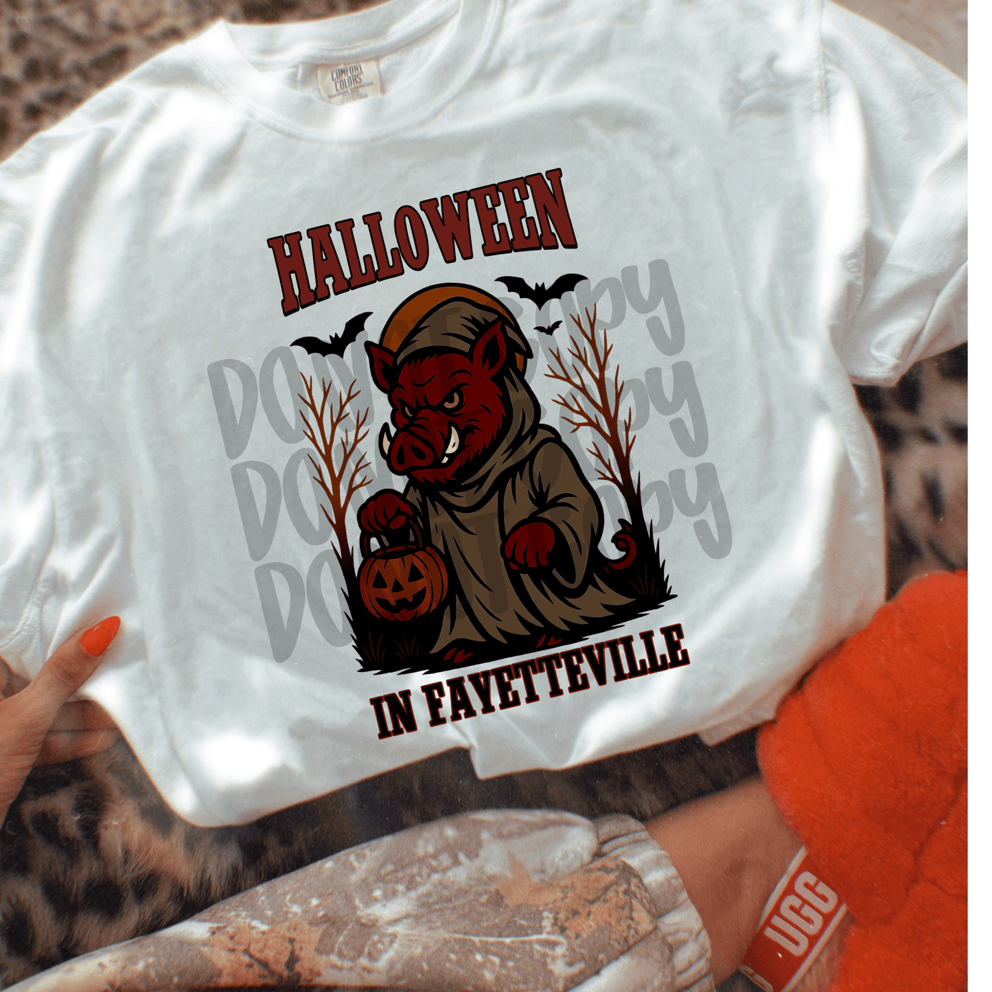 Halloween in Fayetteville ; Razorbacks bundle - DTF TRANSFER (SYM)