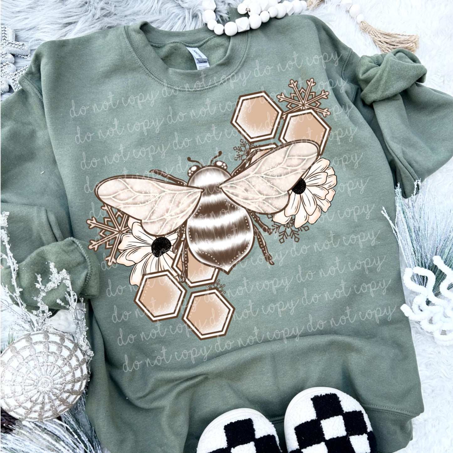 Bee winter- DTF TRANSFER (MMDD N24)