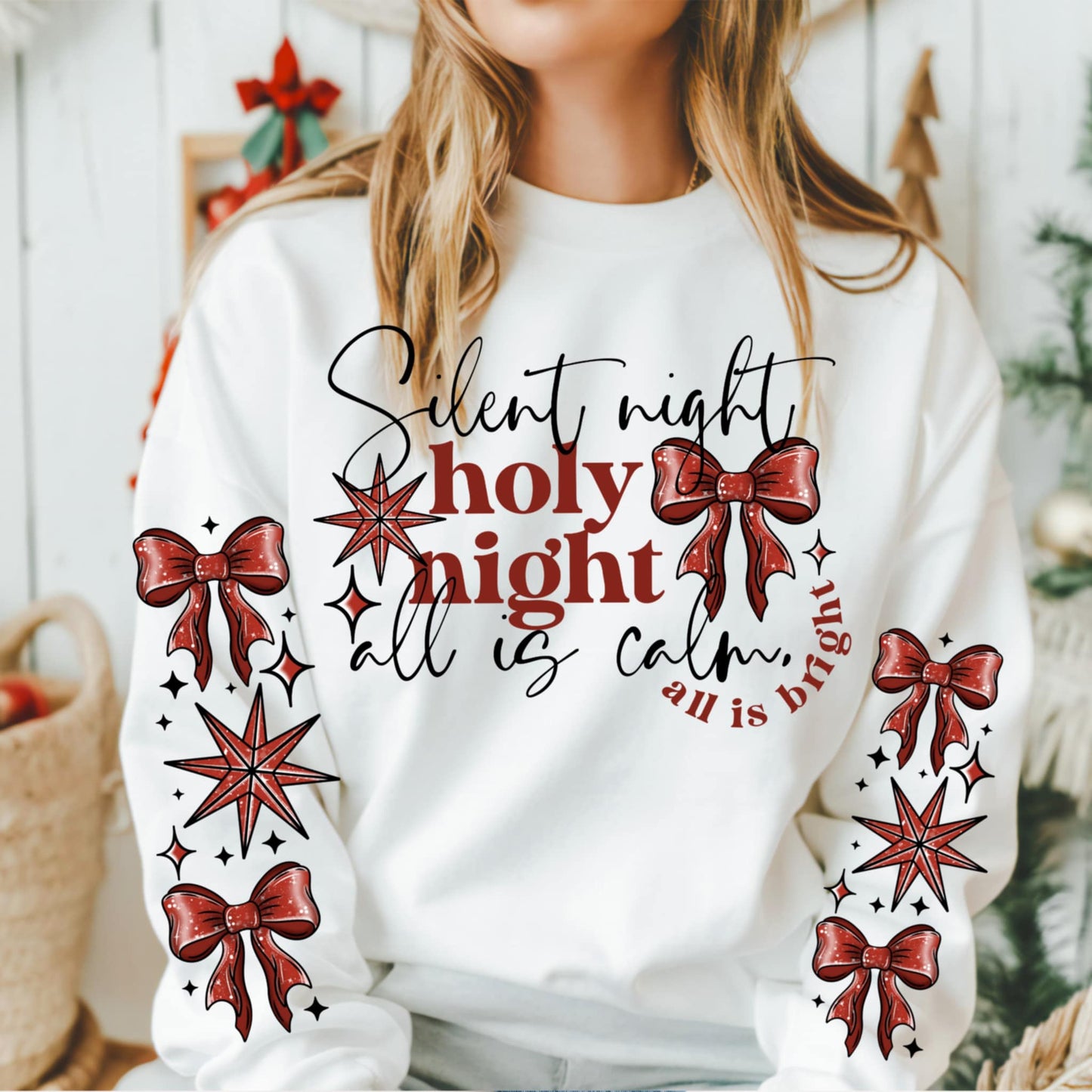 Silent night - DTF TRANSFER (MG Xmas fundraiser)