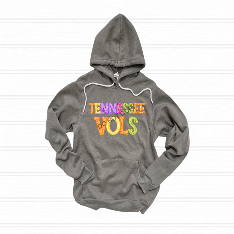 Vols preppy typography - DTF TRANSFER (DKDBK)