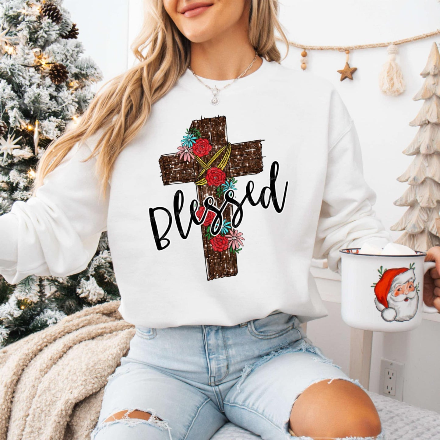 Blessed- DTF TRANSFER (MG Xmas fundraiser)