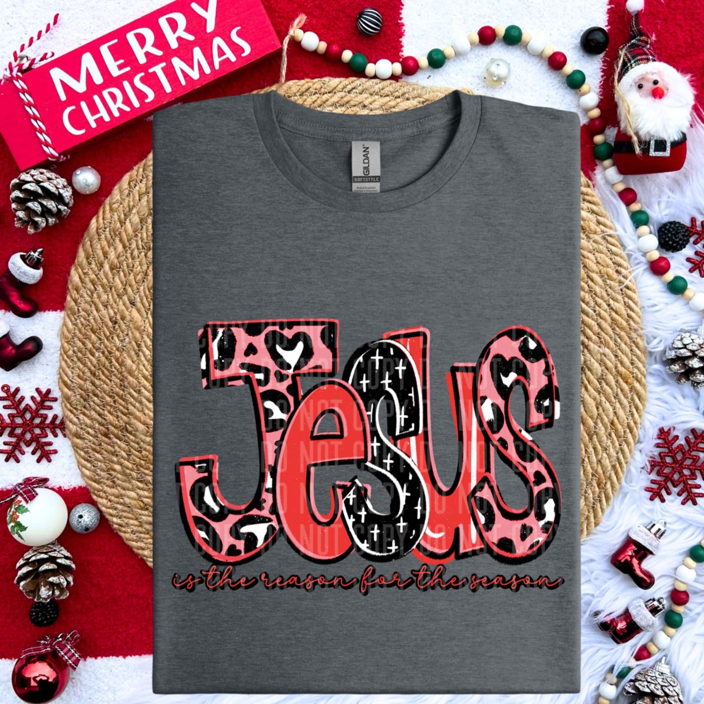 Jesus- DTF TRANSFER (MG Xmas fundraiser)