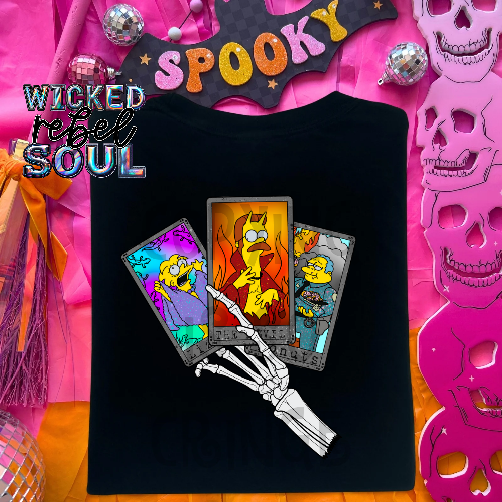 Ned Lisa officer tarot cards - DTF TRANSFER ; 90s throwback Collab NDC/MMDD