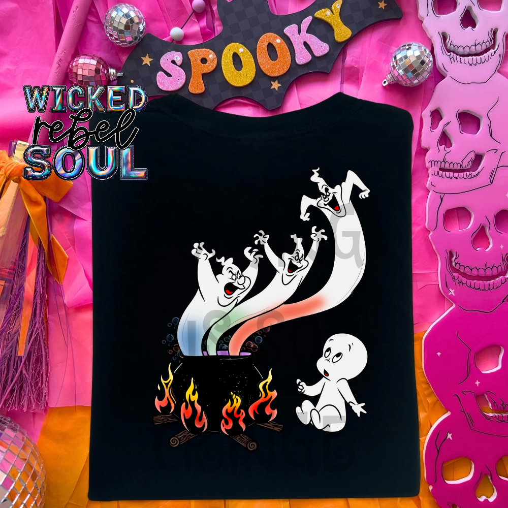 Ghosts - DTF TRANSFER ; 90s throwback Collab NDC/MMDD