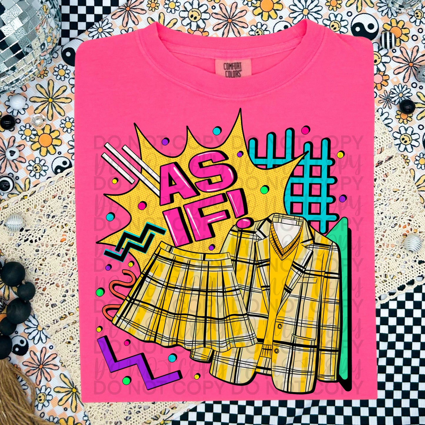 As if- DTF TRANSFER (90s slang collab-FDC&SSDa)