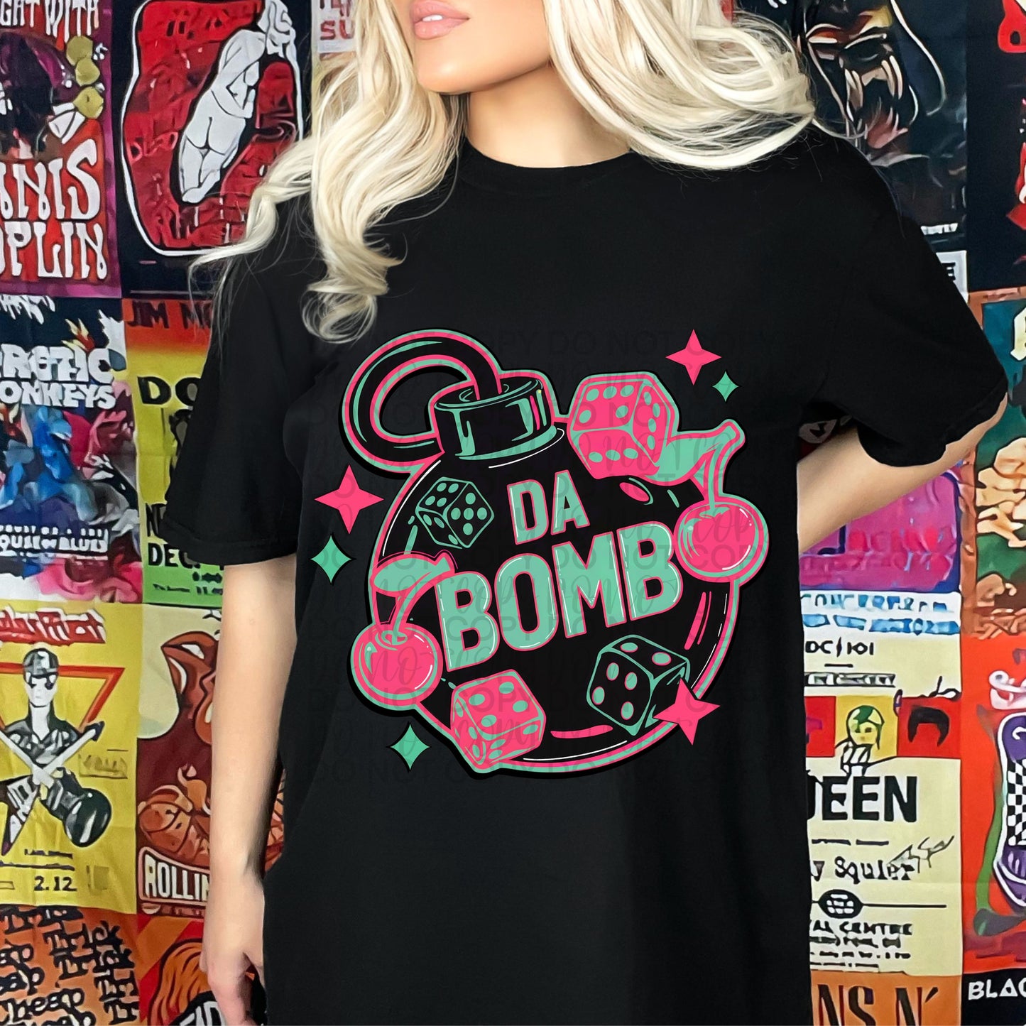 Da bomb- DTF TRANSFER (90s slang collab-FDC&SSDa)