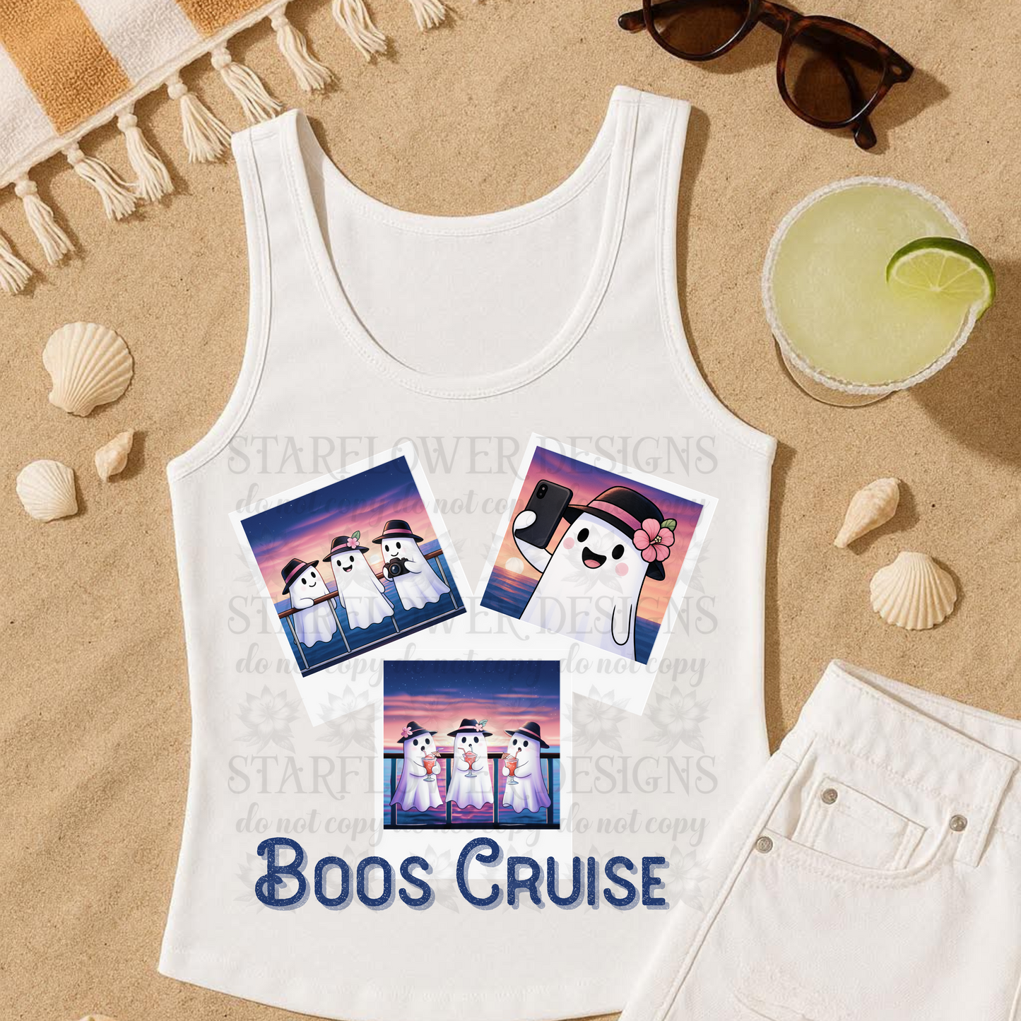 Boos Cruise- DTF TRANSFER (Spooky Summer Collab)
