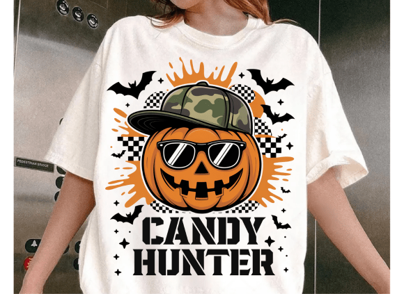 Candy hunter pumpkin - DTF TRANSFER (CFD)