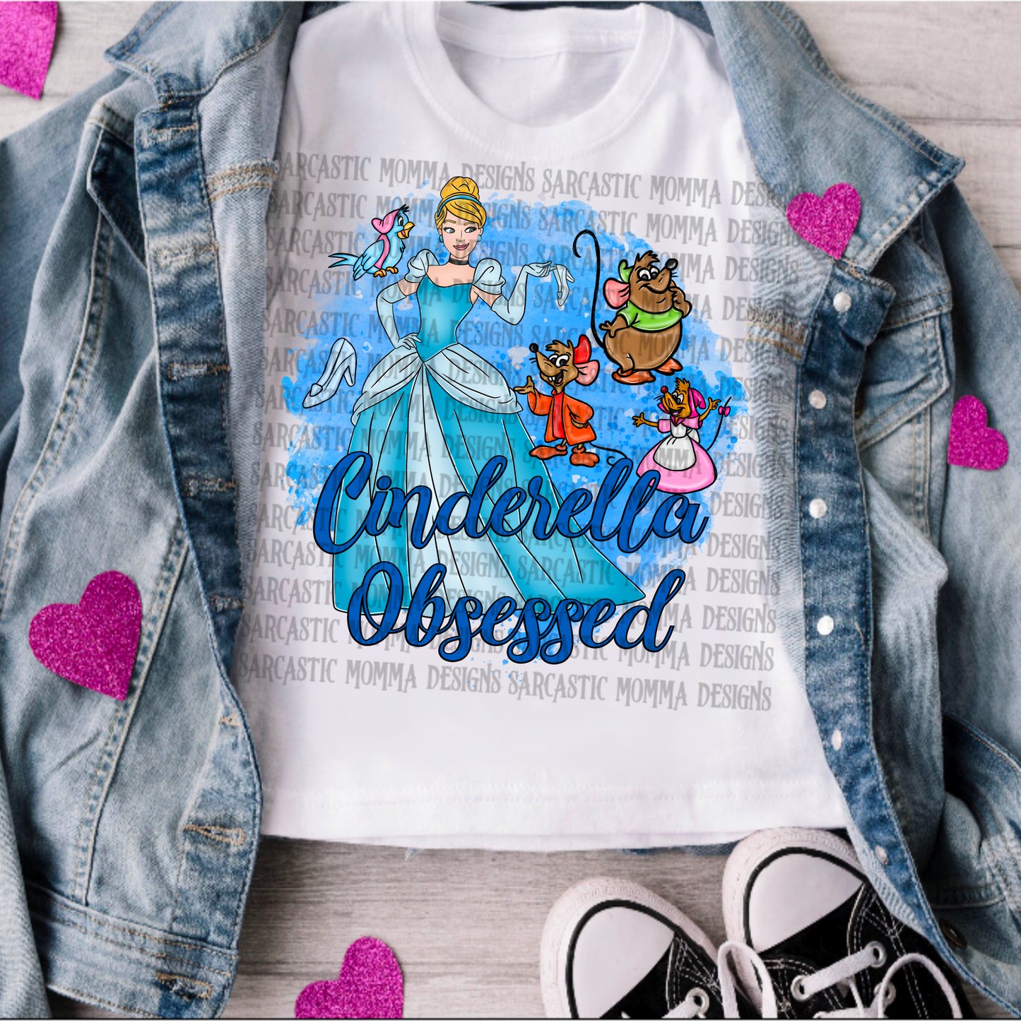 Glass Slipper Princess Obsessed-DTF TRANSFER (SMD)