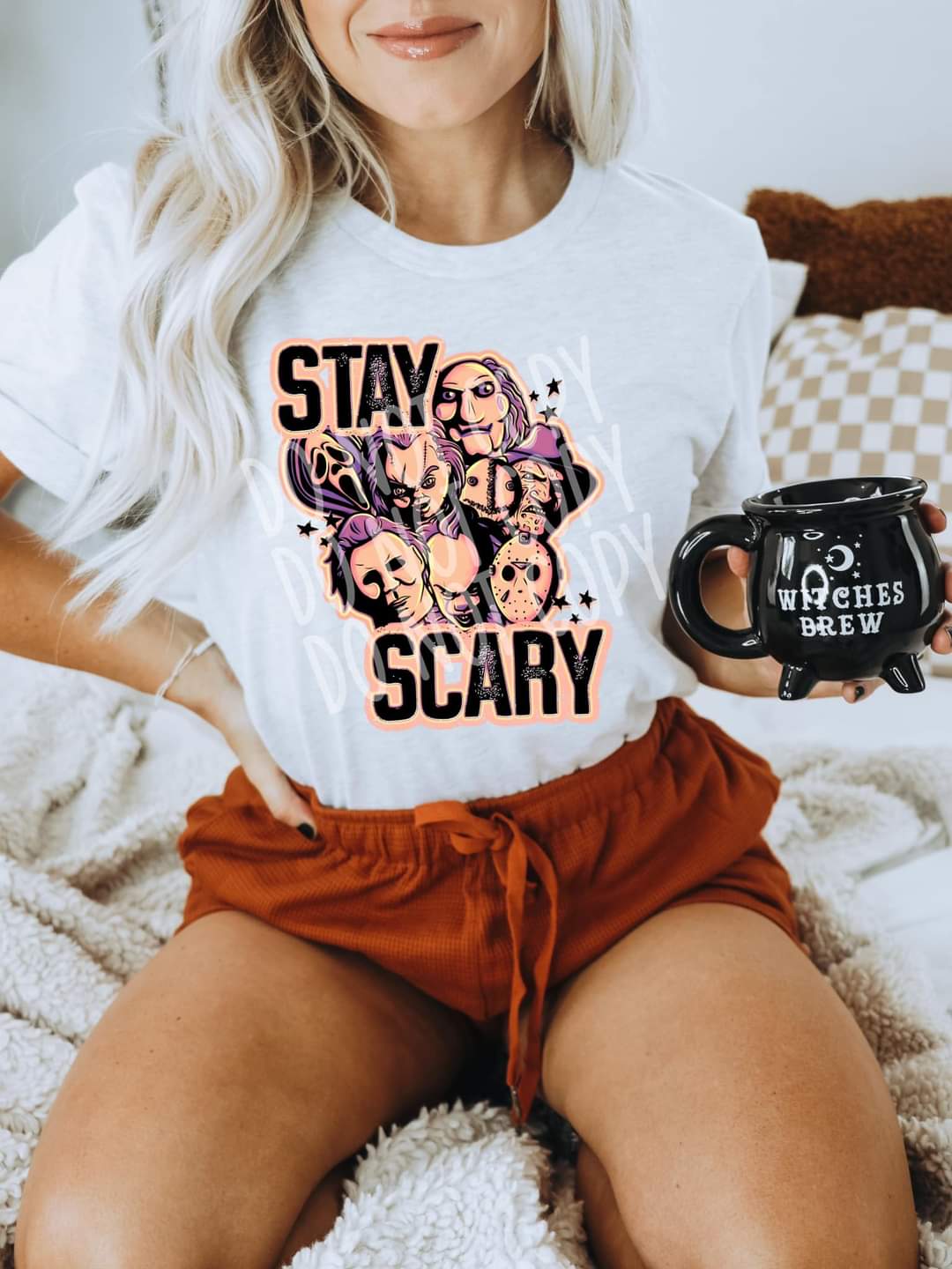 Stay Scary horror movies - DTF TRANSFER ONLY