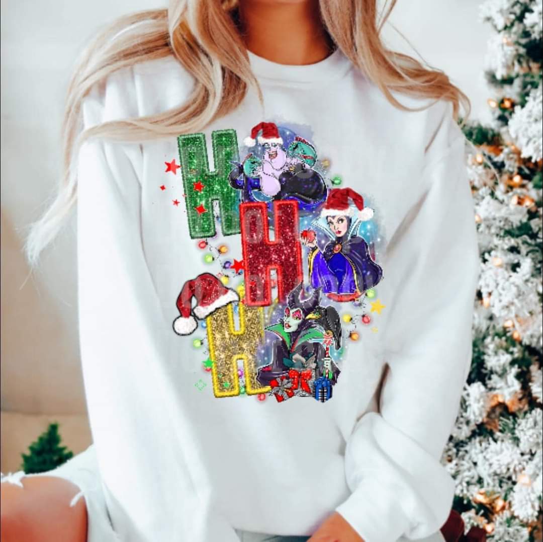 Ho ho ho - DTF TRANSFER (TED/SSDD) villain christmas